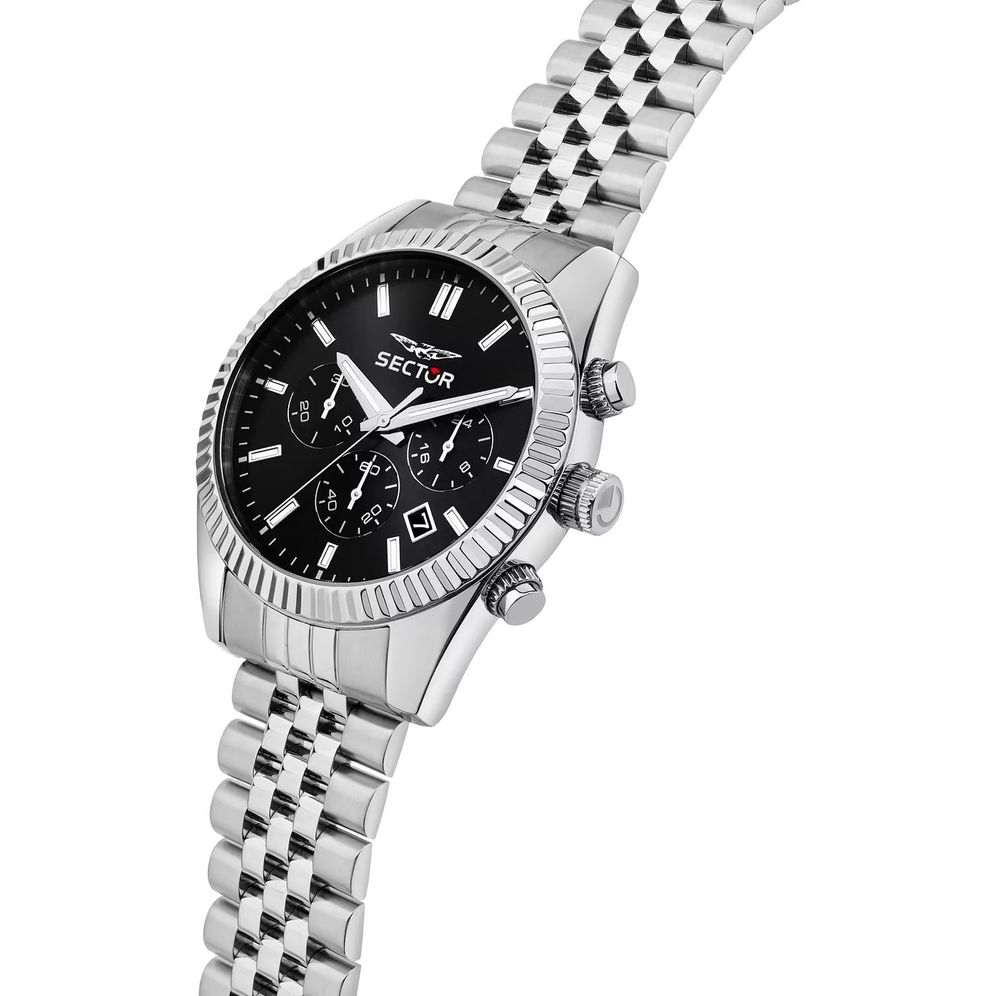 Orologio Uomo Sector 240 Acciaio Cronografo Nero _R3273640001