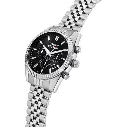 Orologio Uomo Sector 240 Acciaio Cronografo Nero _R3273640001
