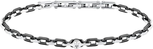 Bracciale Maserati Uomo Acciaio Ceramica Nera _JM226ATZ77