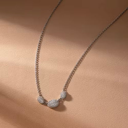 Morellato Damen-Halskette aus 925er Silber mit weißem Zirkon _SAIW64 