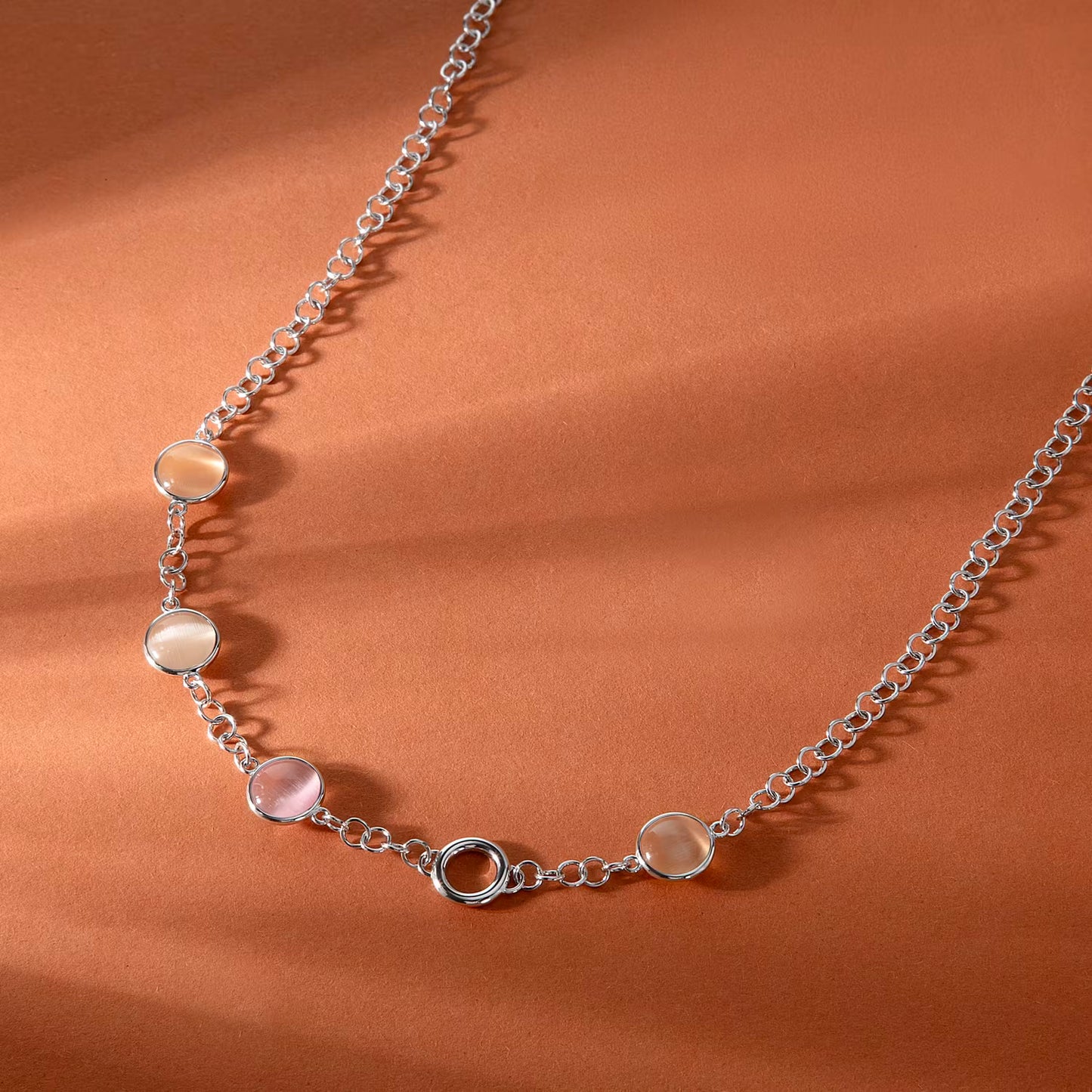 Morellato Damen-Halskette aus 925er Silber mit weißem Zirkon _SAIW64 