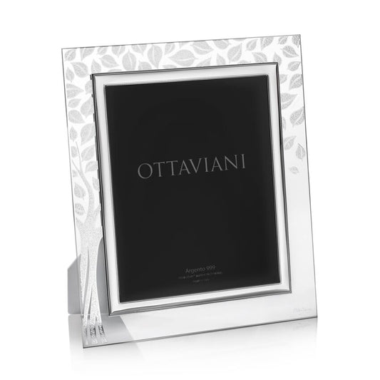 Ottaviani Portafoto Argento 999 Cristallo Motivo Albero Della Vita _6006C