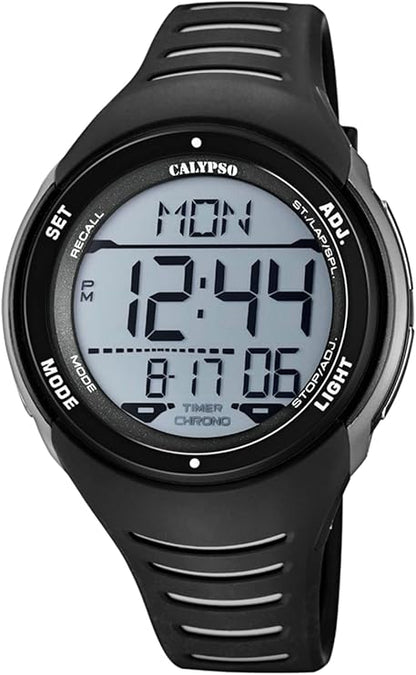Orologio CALYPSO Flash Time Uomo Digitale Gomma Nero _K5807-6