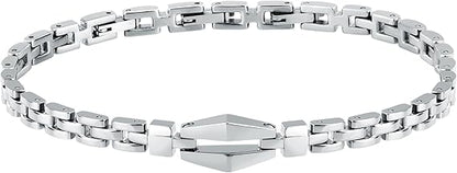 Brosway Damen-Armband aus silbernem Stahl mit Mama-Stern-Symbol, Chakra-Kollektion, BHKB161
