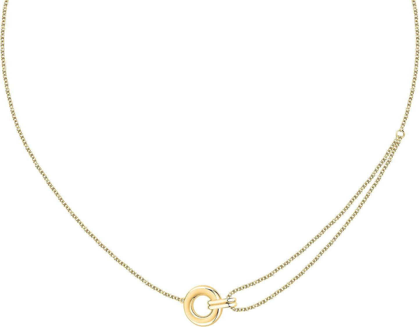 Collana Morellato Donna in Argento 925% Placcatura Oro Capsule by Aurora  SANB01