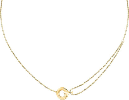 Collana Morellato Donna in Argento 925% Placcatura Oro Capsule by Aurora  SANB01