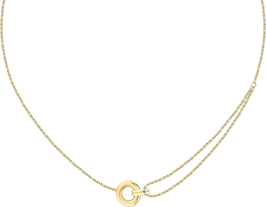 Collana Morellato Donna in Argento 925% Placcatura Oro Capsule by Aurora  SANB01