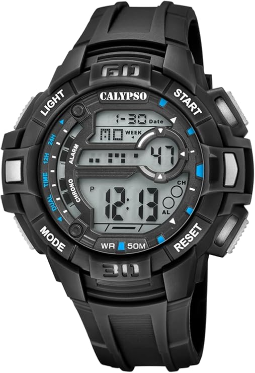 Orologio CALYPSO Uomo Multifunzione Digitale Gomma Nero _K5836-4