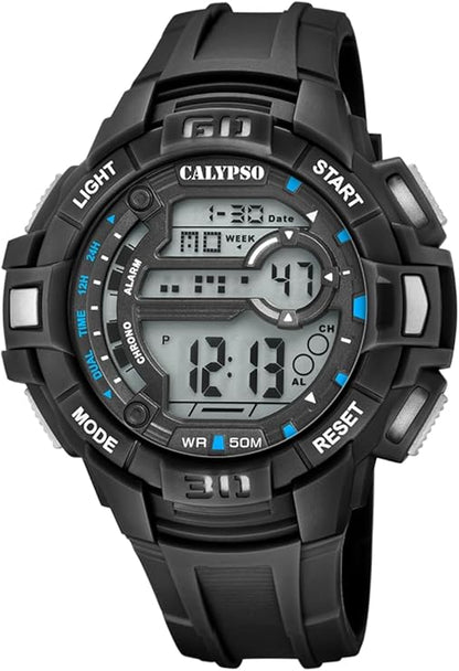 Orologio CALYPSO Uomo Multifunzione Digitale Gomma Nero _K5836-4