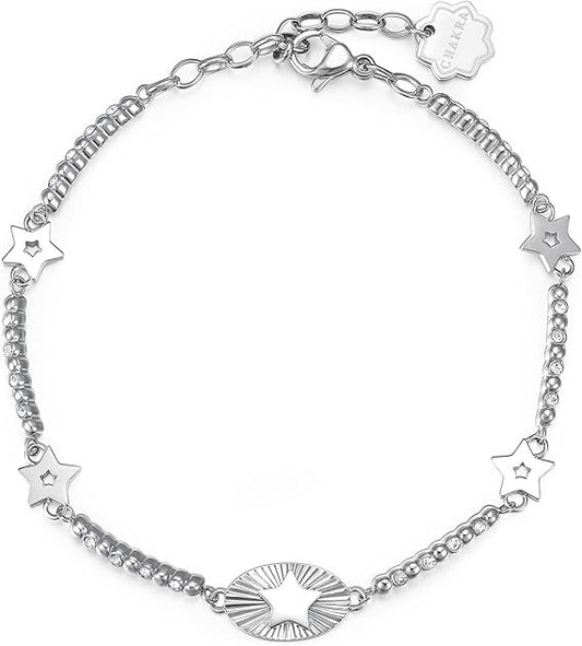 Bracciale Brosway Chakra Famiglia Acciaio Silver Stella _BHKB025
