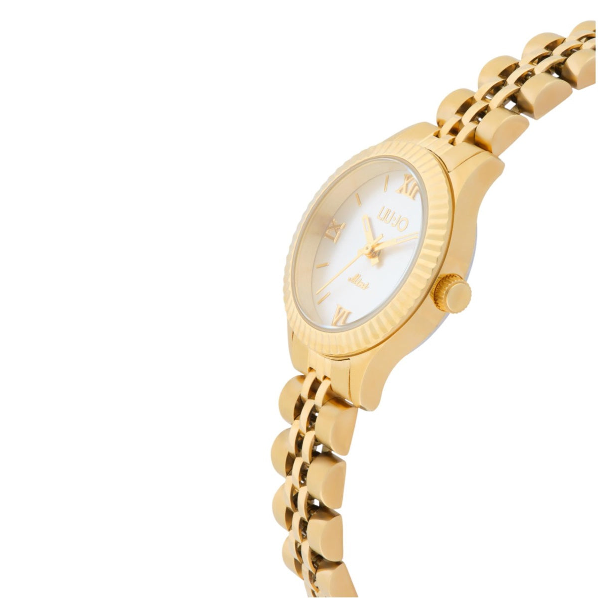 Orologio Liu Jo Casual Tessia Donna Acciaio Gold Quadrante Silver _TLJ2645