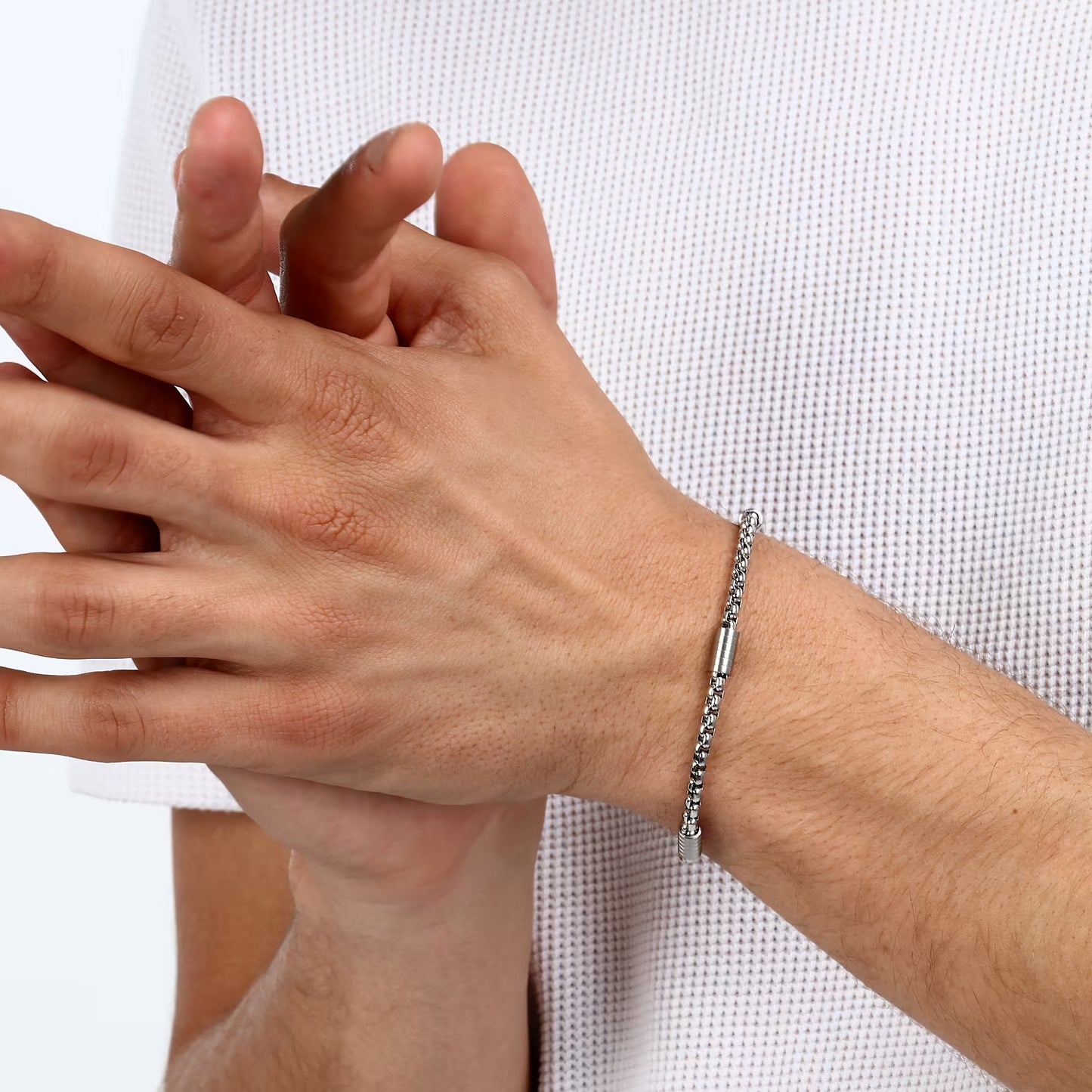 Brosway Damen-Armband aus silbernem Stahl mit Mama-Stern-Symbol, Chakra-Kollektion, BHKB161