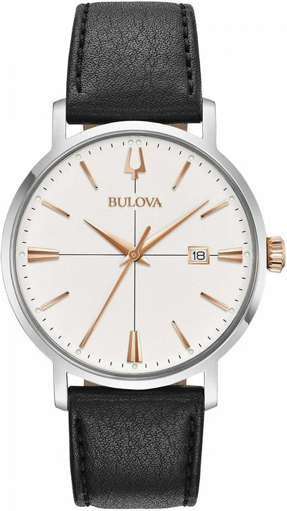 Orologio Bulova Classic Quarzo Uomo Pelle Nero _98B254