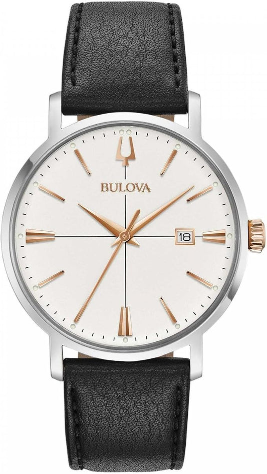 Orologio Bulova Classic Quarzo Uomo Pelle Nero _98B254