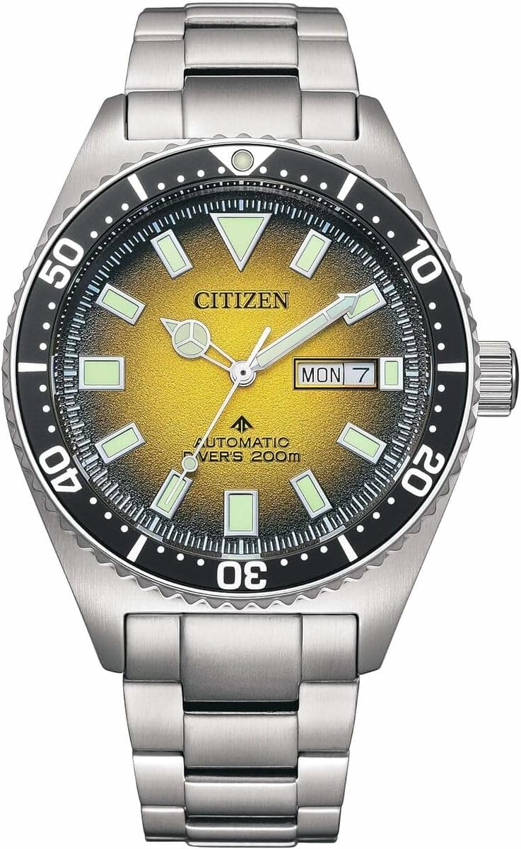Orologio Citizen Promaster Diver's Automatico Acciaio Uomo Giallo _NY0120-52X