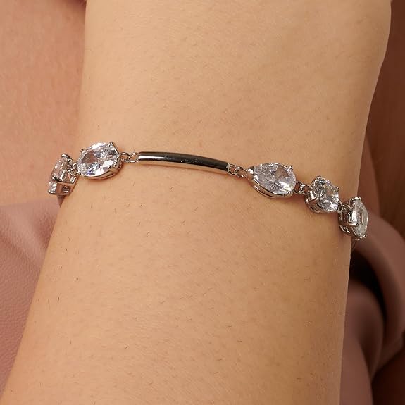 Brosway Affinity Damenarmband aus silbernem Stahl und Zirkonen BFF184