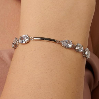 Brosway Affinity Damenarmband aus silbernem Stahl und Zirkonen BFF184