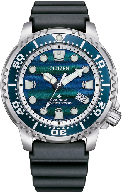 Orologio Citizen Uomo Eco Drive Promaster Diver's 200 mt Cinturino Silicone Nero Limited Ediotion _BN0167-09W