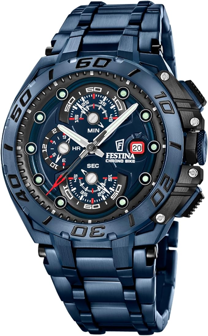 Festina Herrenuhr Stahl Automatik Schwarz F20531-4 229 € 