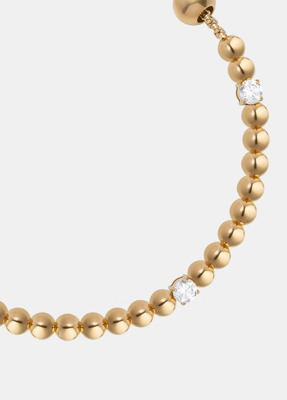 Bracciale Liu Jo Donna Acciaio Gold Sfere e Zirconi _LJ2983