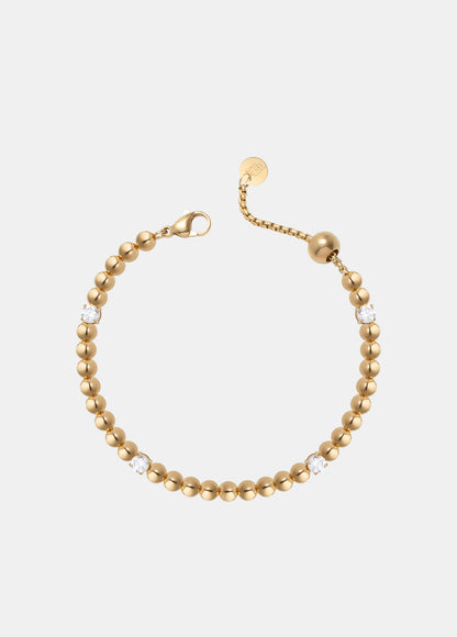 Bracciale Liu Jo Donna Acciaio Gold Sfere e Zirconi _LJ2983