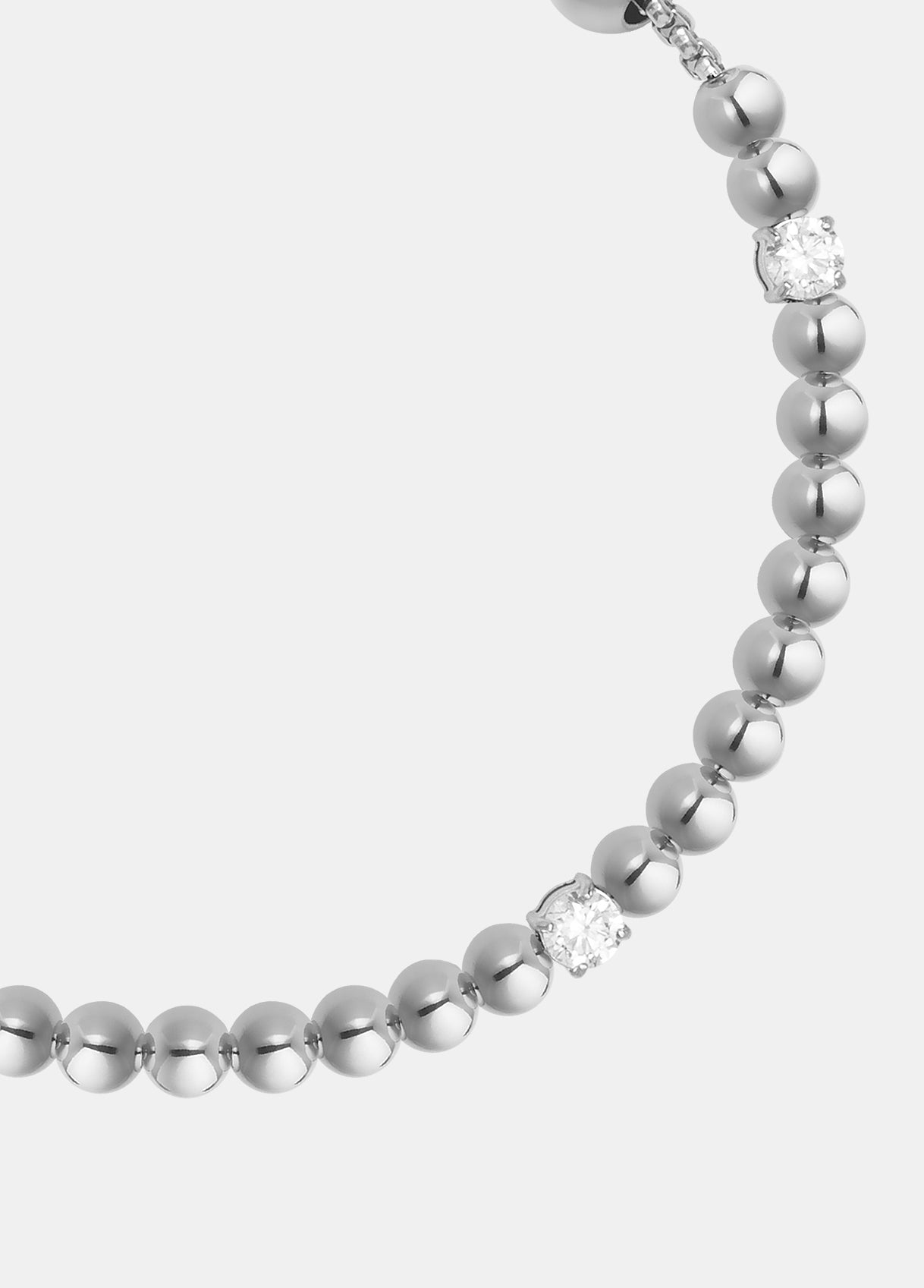 Bracciale Liu Jo Donna Acciaio Silver Sfere e Zirconi _LJ2986