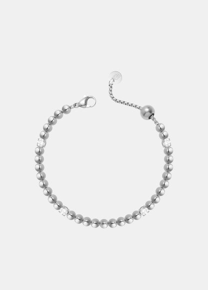 Bracciale Liu Jo Donna Acciaio Silver Sfere e Zirconi _LJ2986
