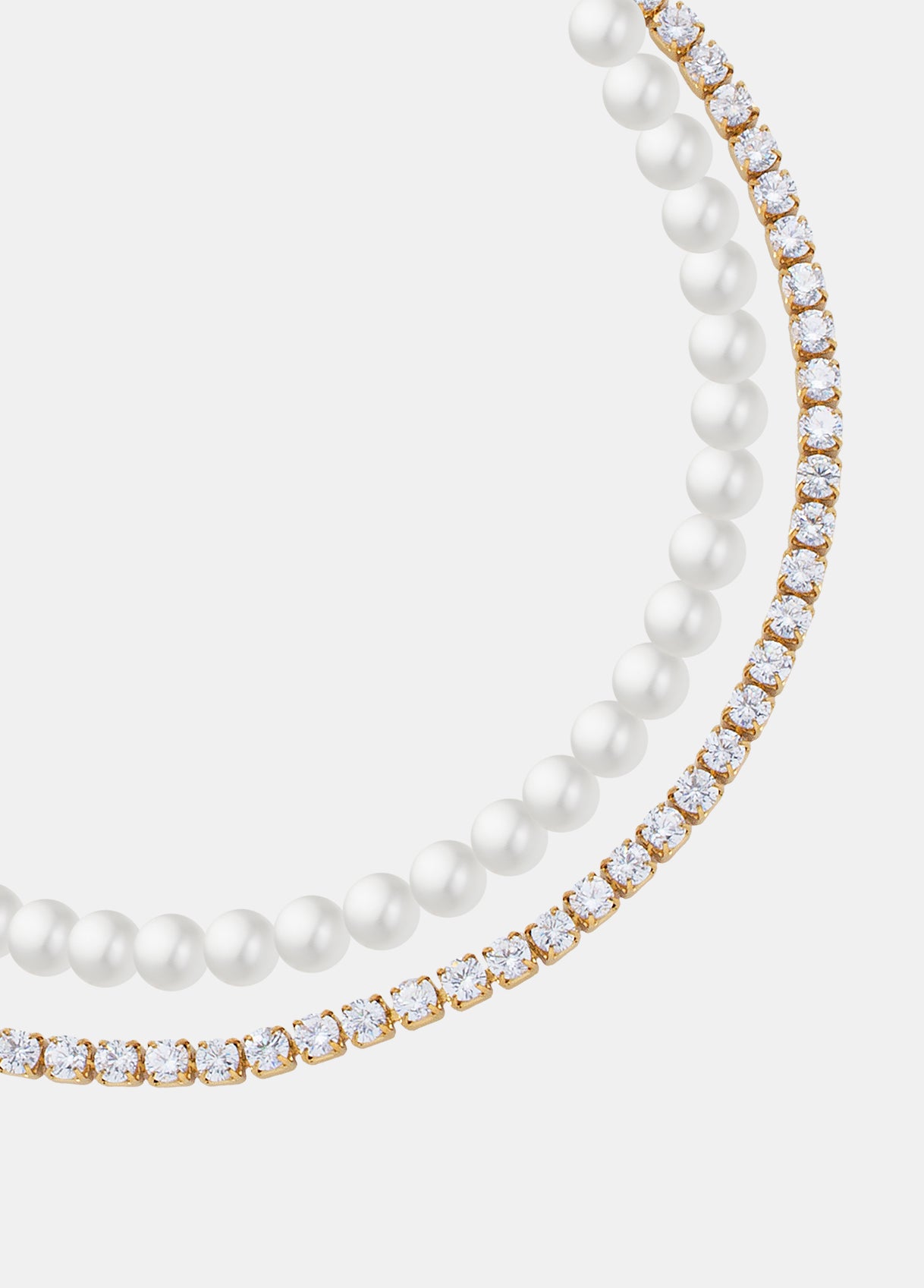 Bracciale Liu Jo Donna Acciaio Gold Perle e Brill _LJ3027