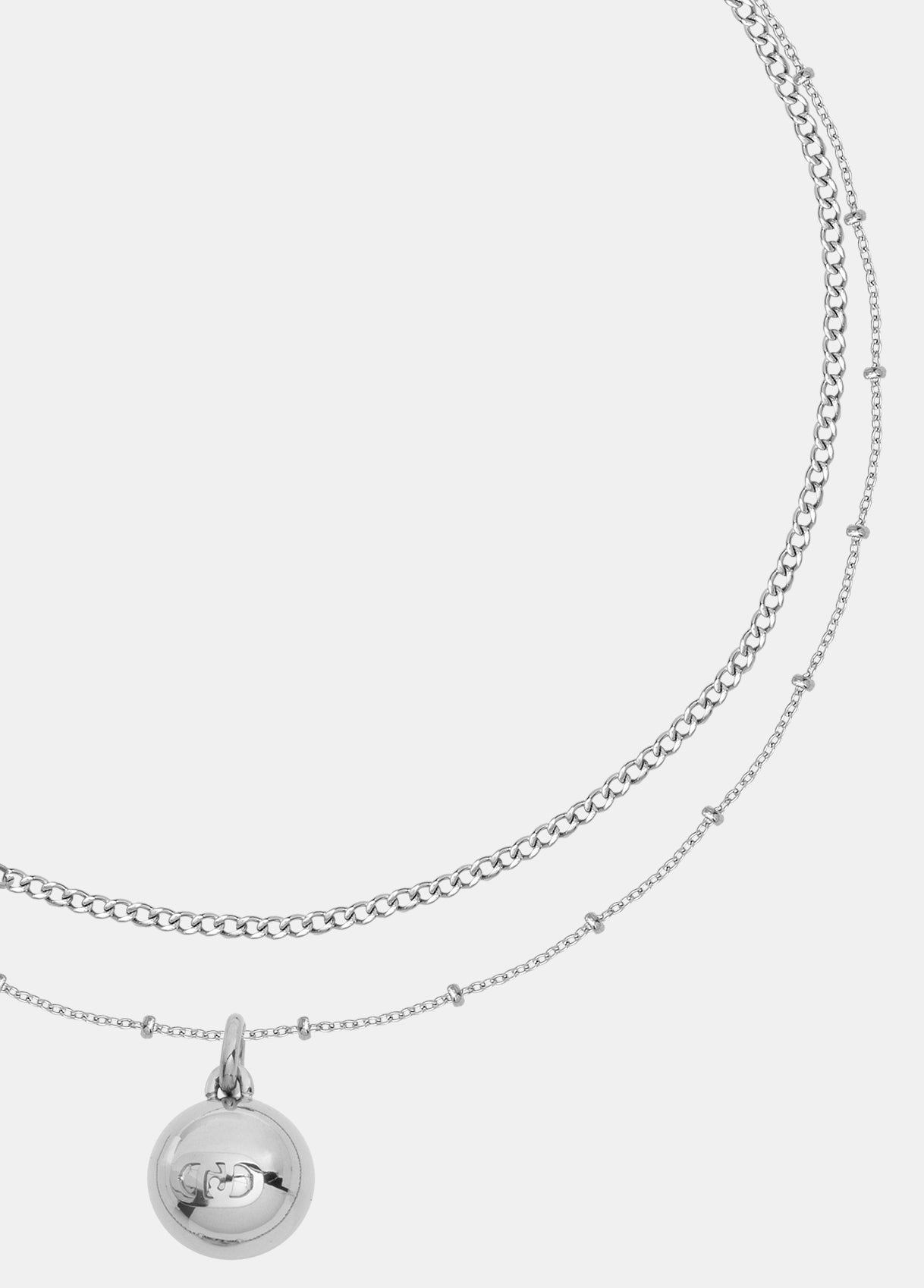Collana Liu Jo Donna Acciaio Silver Multifilo Charm _LJ3039