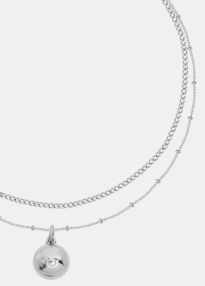 Collana Liu Jo Donna Acciaio Silver Multifilo Charm _LJ3039