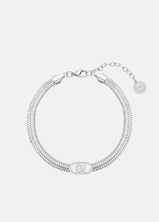 Bracciale Liu Jo Donna Acciaio Silver Logo Monogram _LJ3065
