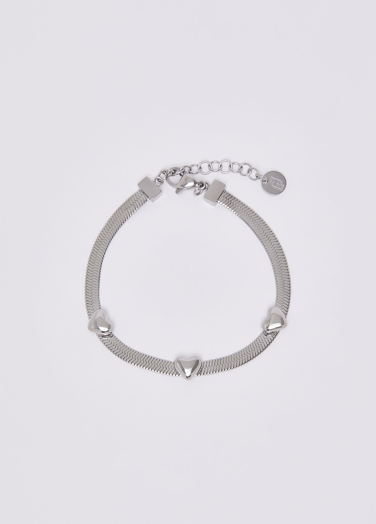 LIU JO Damenarmband aus versilbertem Stahl mit weißen Zirkonen _LJ2458 
