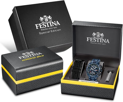 Festina Herrenuhr Stahl Automatik Schwarz F20531-4 229 € 