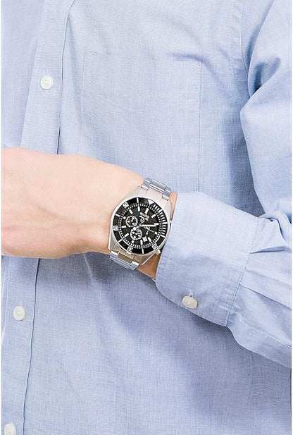 Bulova Sutton Chronograph Herrenuhr Schwarz 96B412