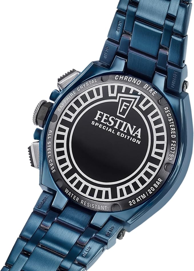 Festina Herrenuhr Stahl Automatik Schwarz F20531-4 229 € 
