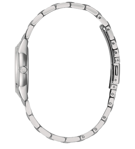 Bulova Lady Petite Damenuhr, Stahl, Nur Zeit, Rosa _96P254 