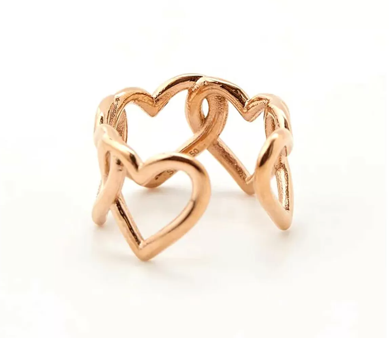 Anello Guess Donna Acciaio Argentato Cuore Incastonato Bianco _JUBR7000JWRH