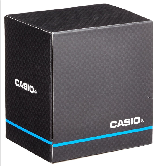 Casio Unisex-Digitaluhr aus Stahl, Schwarz und Gold _F-91WG-9QDF 