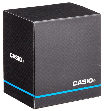 Casio Unisex-Digitaluhr aus Stahl, Schwarz und Gold _F-91WG-9QDF 