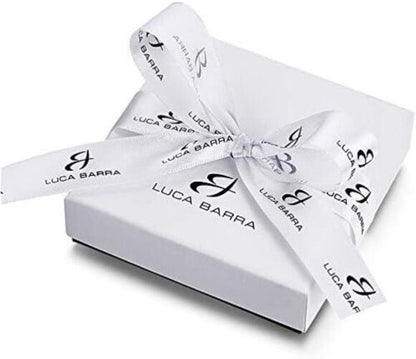 Collana Luca Barra Donna Acciaio Dorato Pendente Fiore Zirconi Bianchi _CK2198