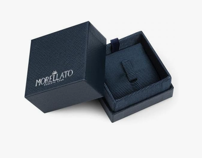 Bracciale Morellato Uomo Acciaio Pelle Collezione Moody Blu SQH61