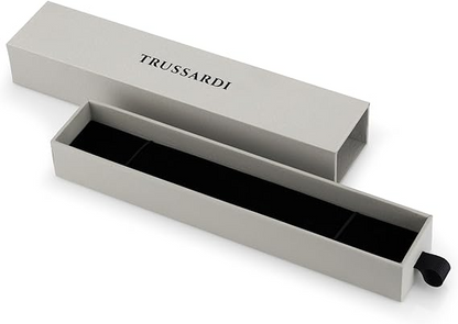 Bracciale Trussardi Donna Acciaio Argento Oro T-Logo  Zirconi  TJAXC16