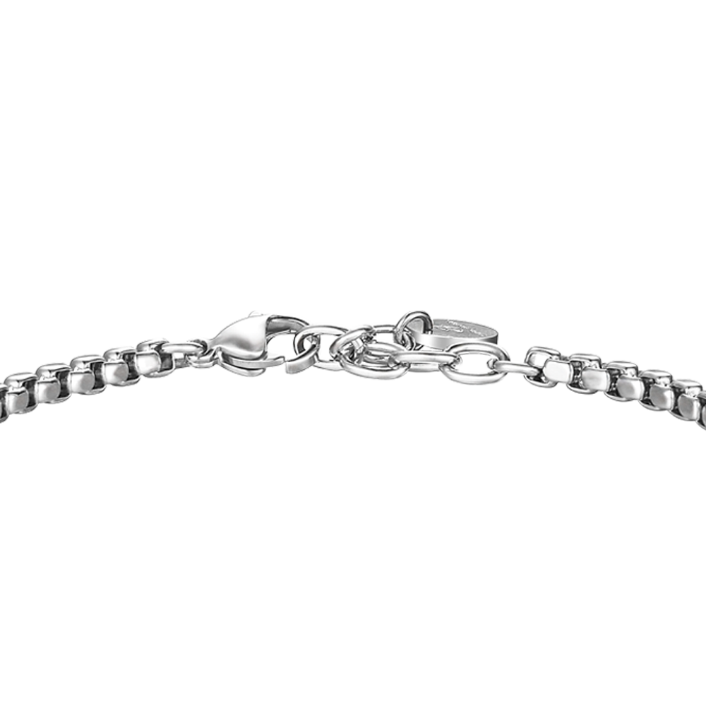 Bracciale Luca Barra Uomo Acciaio Ancora Centrale _BA1827