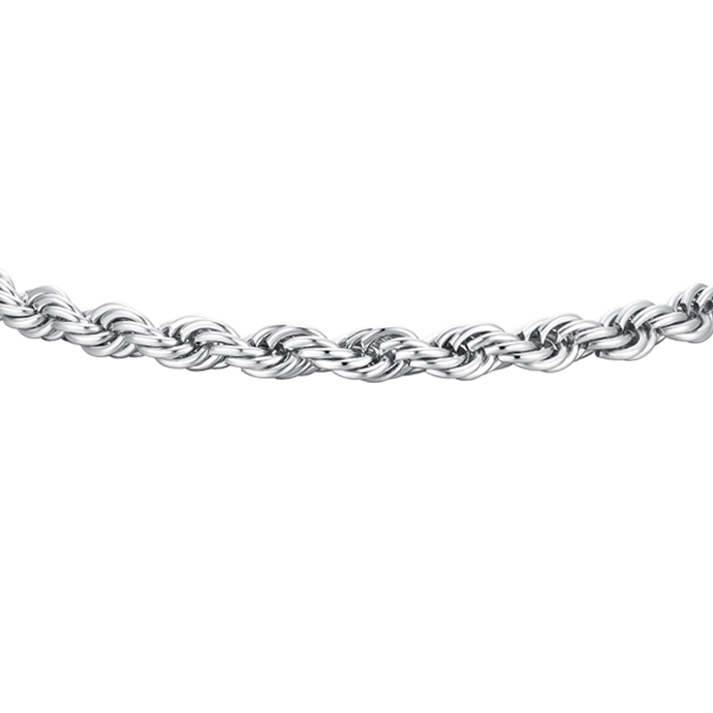 Bracciale Luca Barra Uomo Acciaio Intrecciato _BA1857