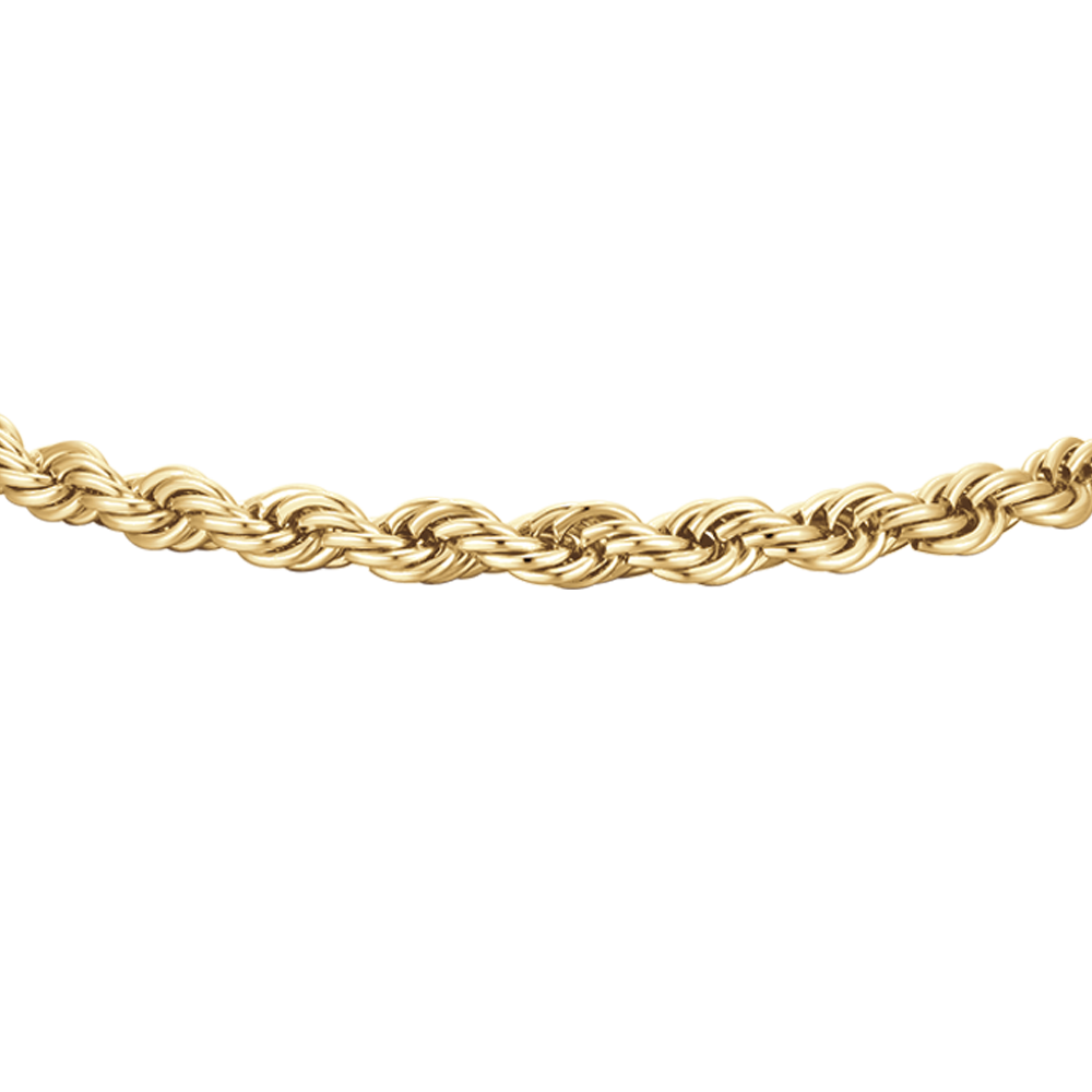 Bracciale Luca Barra Uomo Acciaio Gold Intrecciato _BA1858