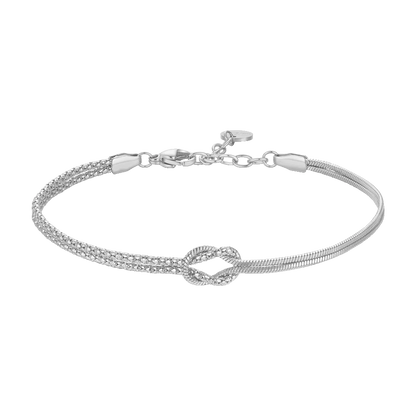 Luca Barra Herren-Armband aus Stahl mit zentraler Kompassrose und schwarzen Elementen _BA1873 