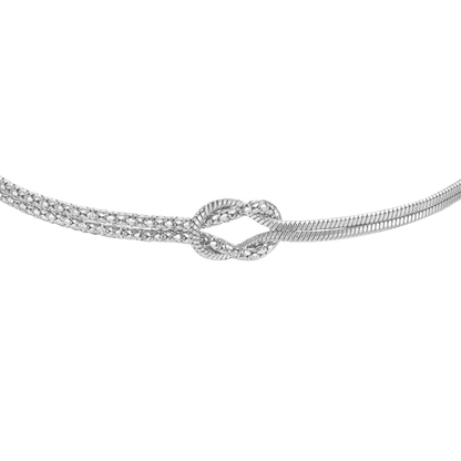 Luca Barra Herren-Armband aus Stahl mit zentraler Kompassrose und schwarzen Elementen _BA1873 