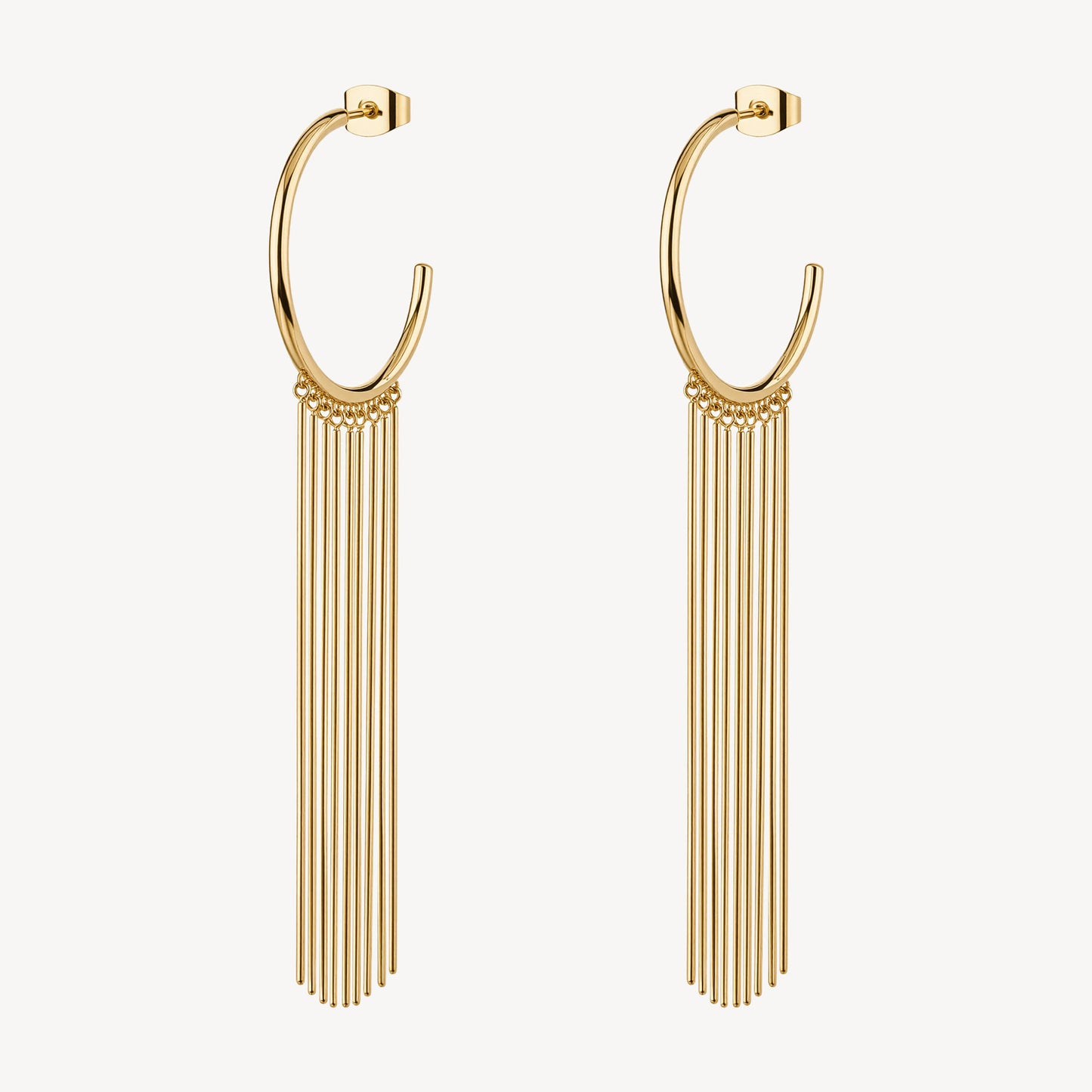 Brosway Damen-Ohrringe aus Stahl mit goldenen Creolen _BAY29 