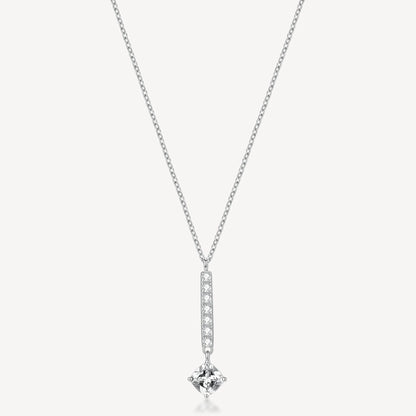 Collana Brosway Donna Acciaio Pendente Barretta Cubic Zirconia Bianco Cushion _BEIN031