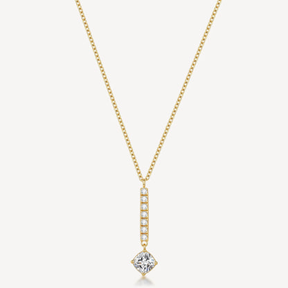 Collana Brosway Donna Acciaio Gold Pendente Barretta Cubic Zirconia Bianco _BEIN032